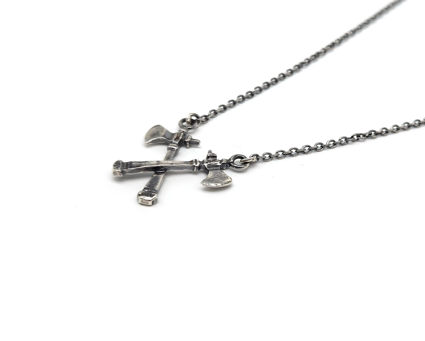 Double Axe Necklace