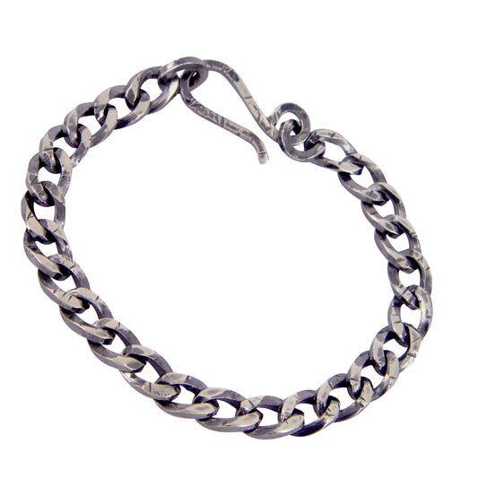 Large Square Curb Chain Bracelet