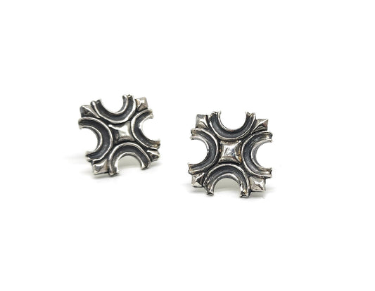 Ornate Cross Earrings