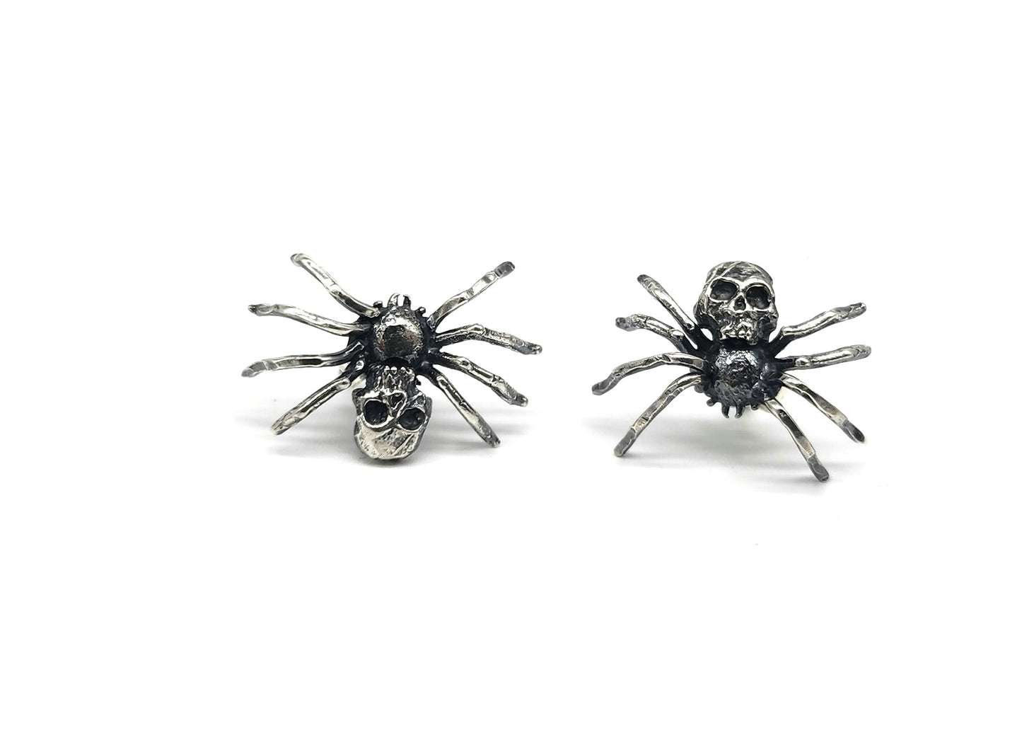 Spider Skull Earrings