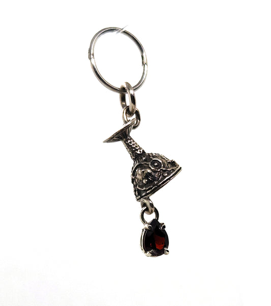 Blood Chalice Single Sleeper Earring