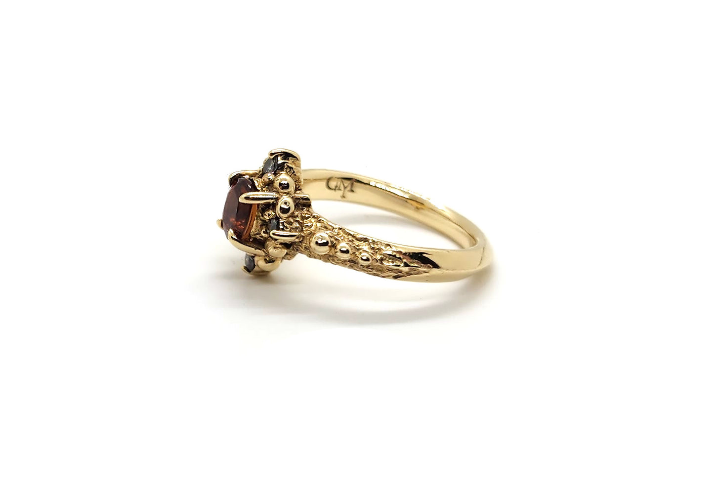 9ct Yellow Gold Tangerine Ring