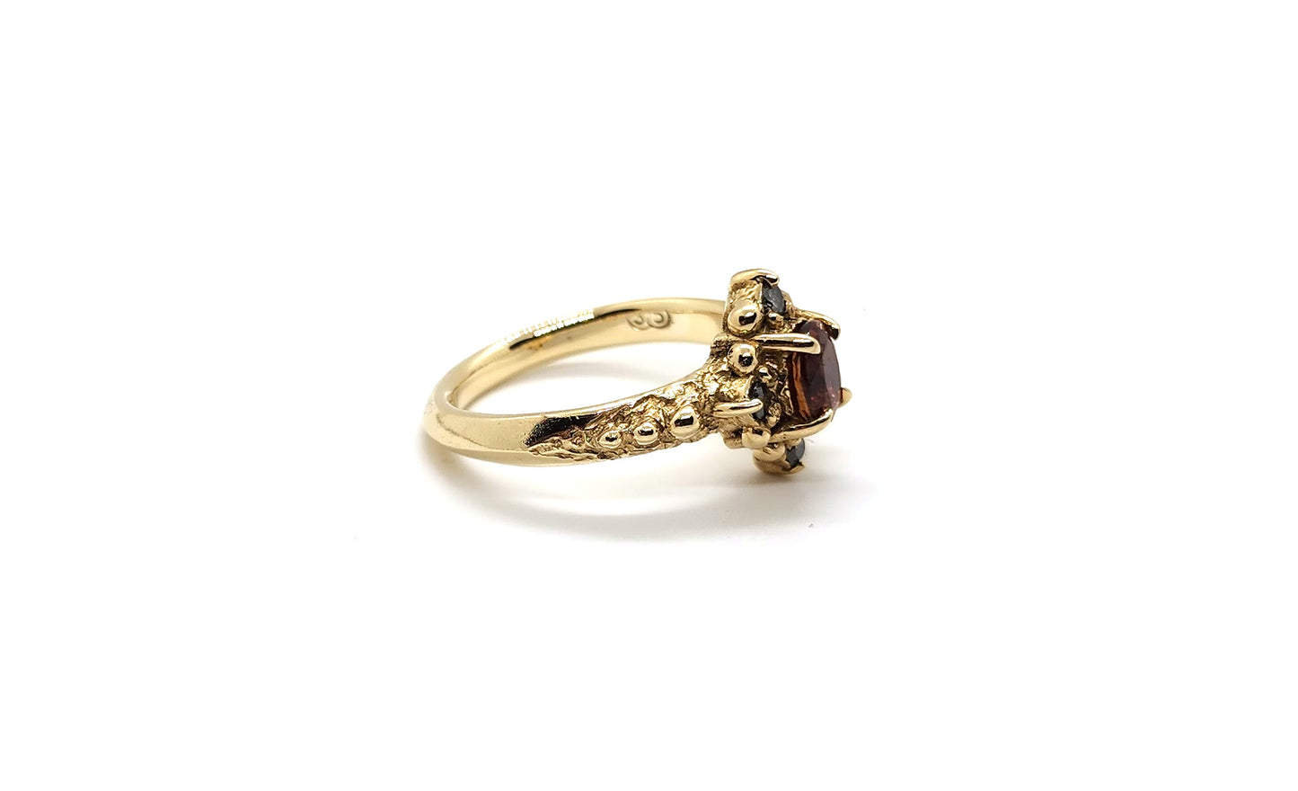 9ct Yellow Gold Tangerine Ring