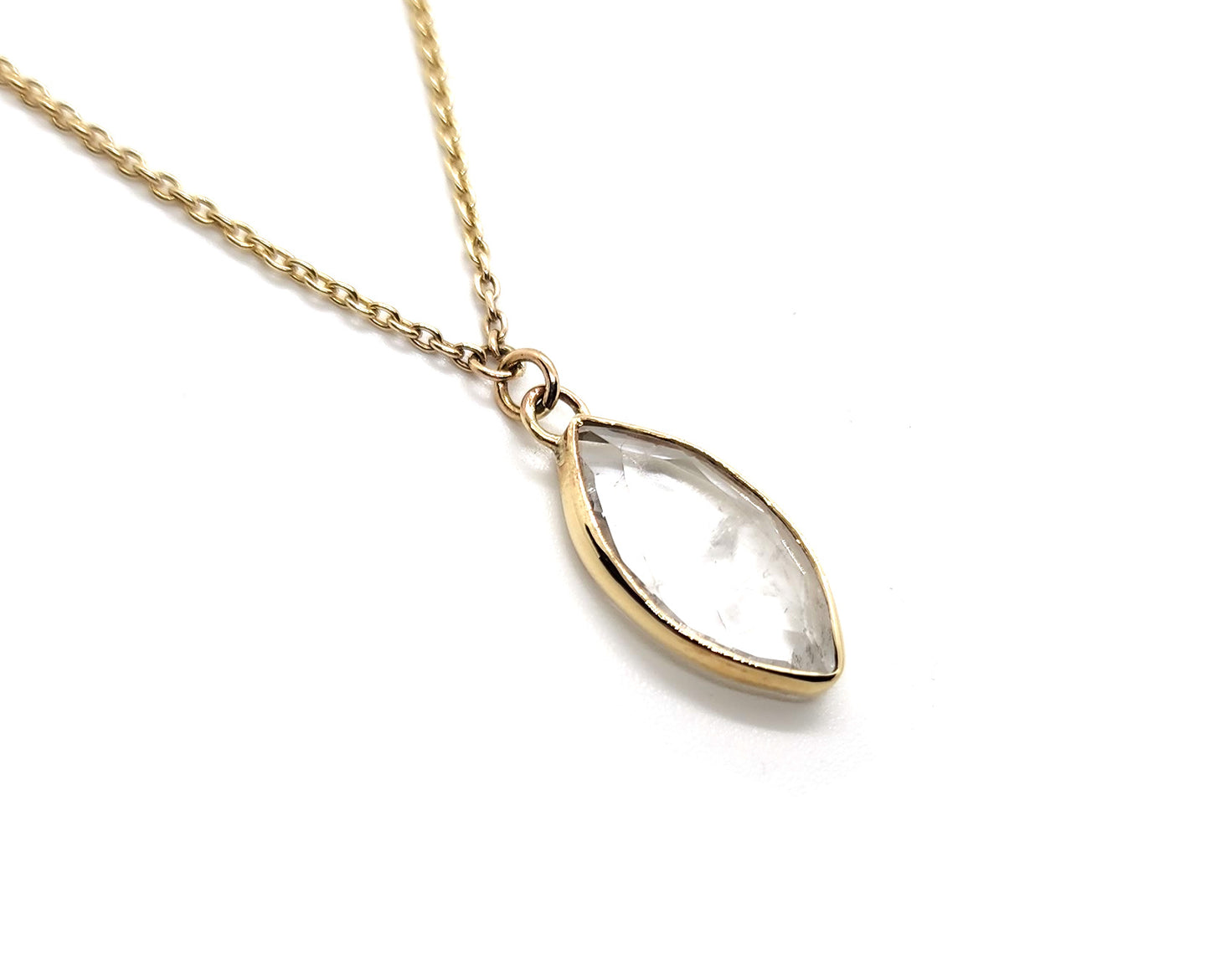 9ct Yellow Gold Lagoon Necklace