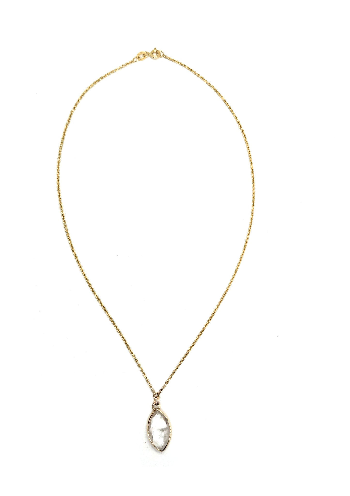 9ct Yellow Gold Lagoon Necklace