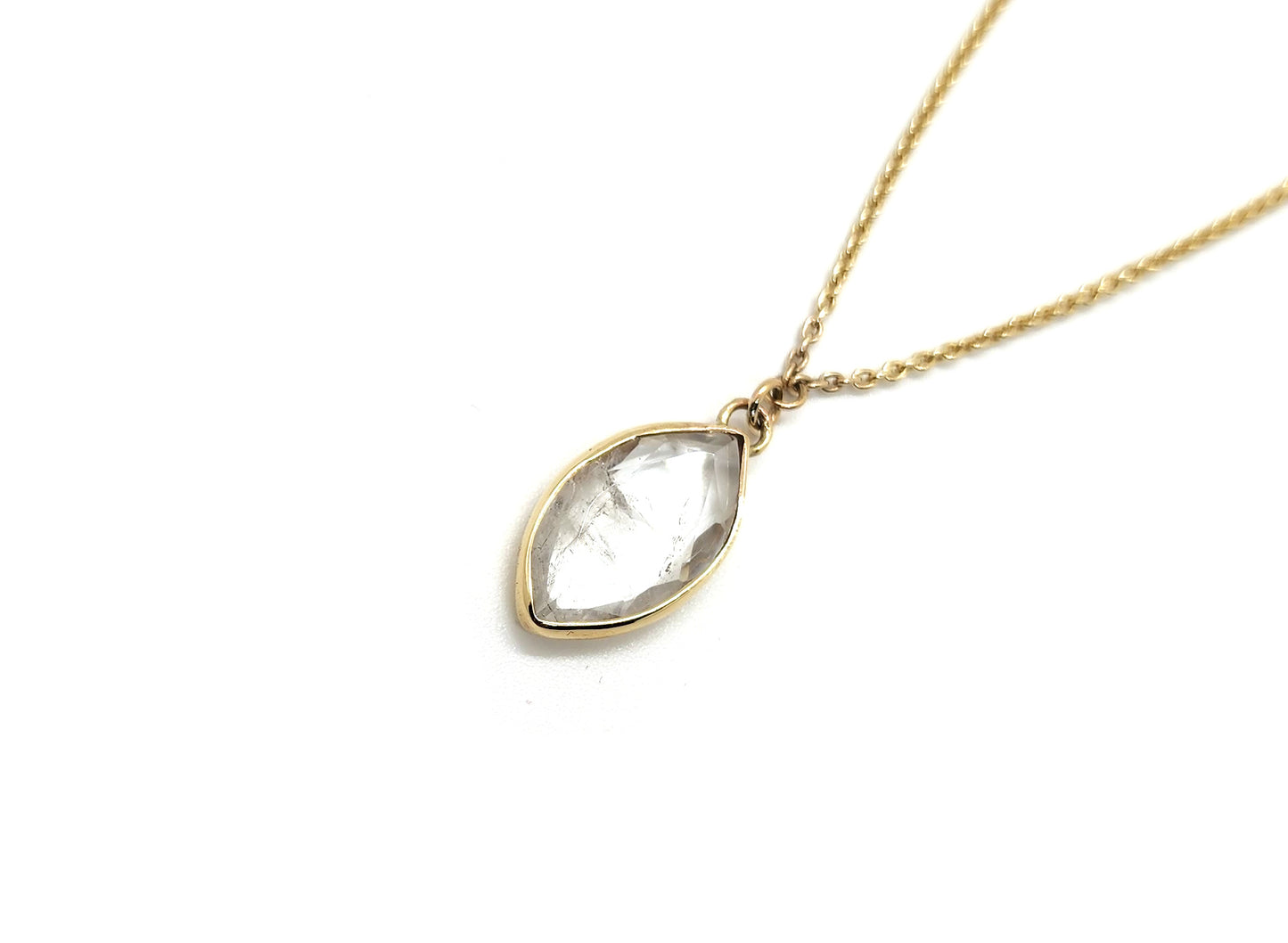 9ct Yellow Gold Lagoon Necklace