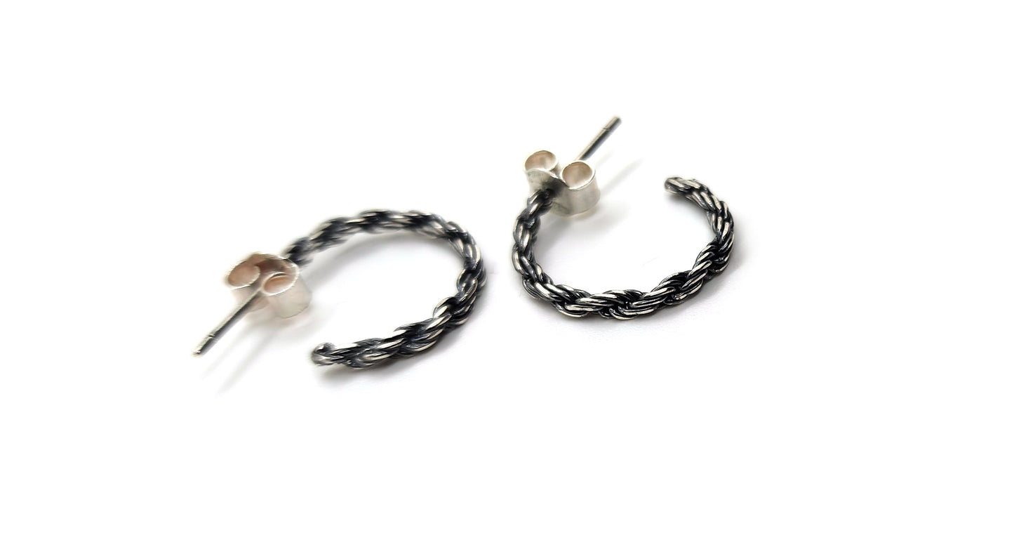 Rope Hoop Earrings
