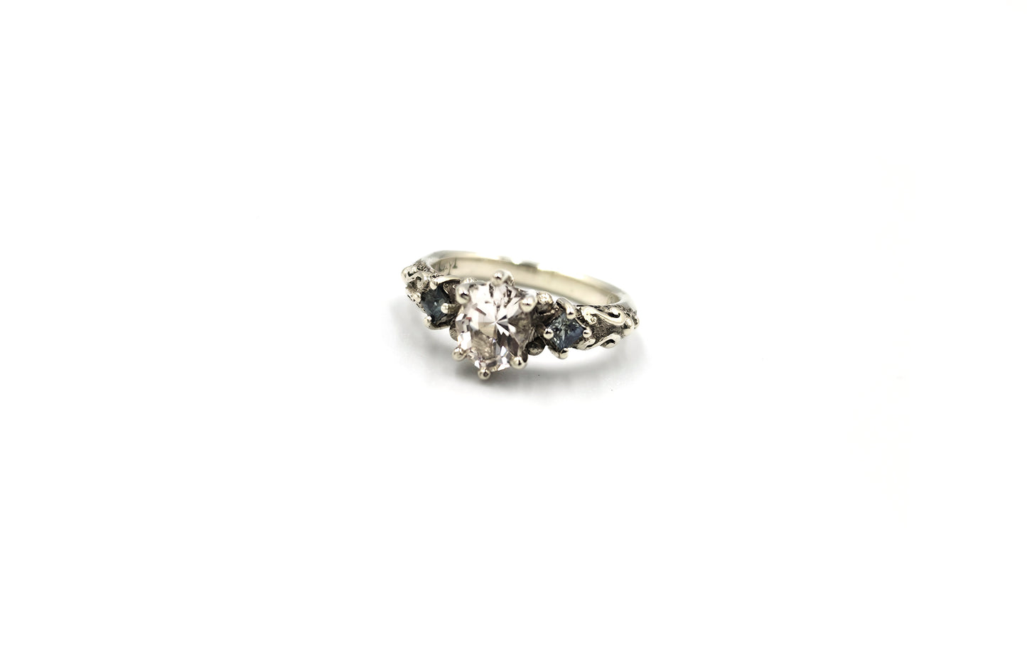 9ct White Gold Empress Ring