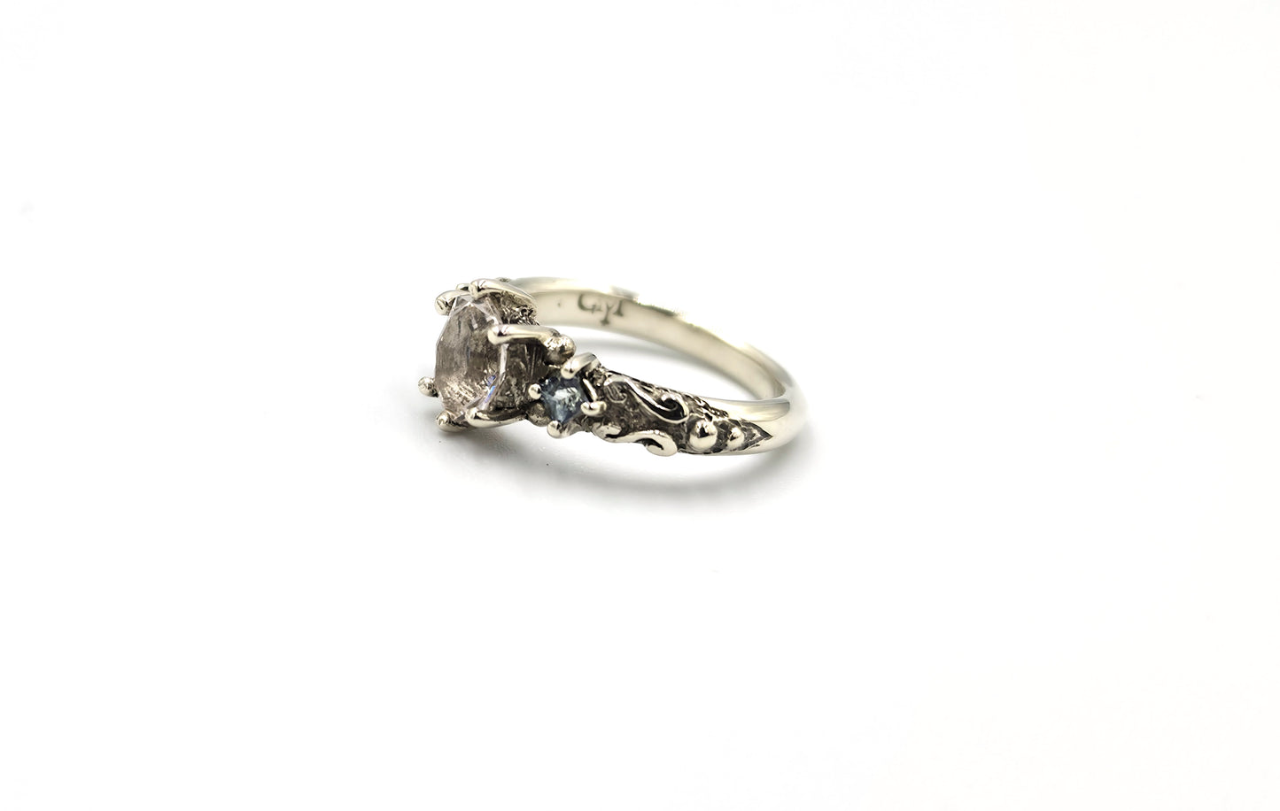 9ct White Gold Empress Ring