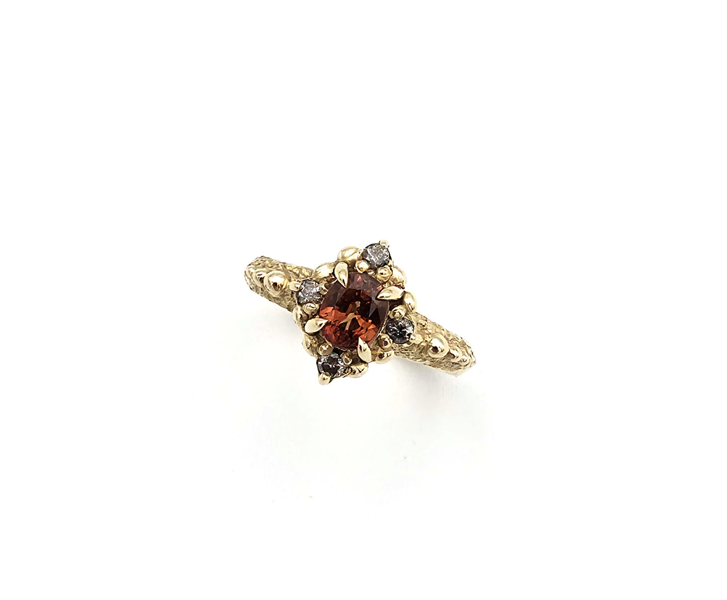 9ct Yellow Gold Tangerine Ring