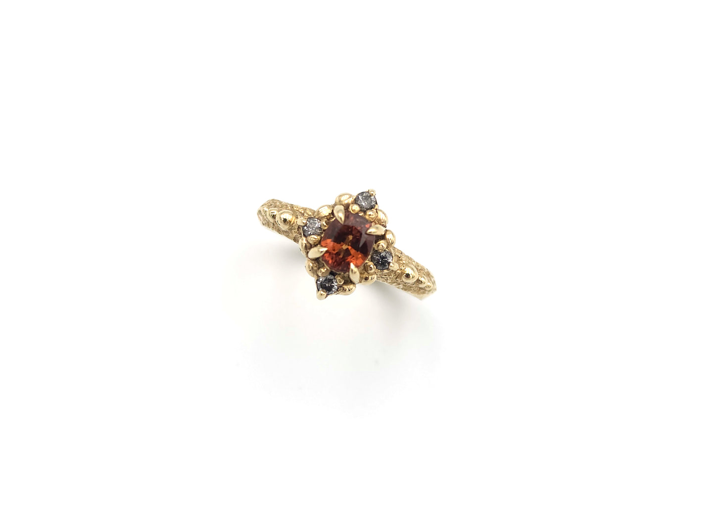 9ct Yellow Gold Tangerine Ring
