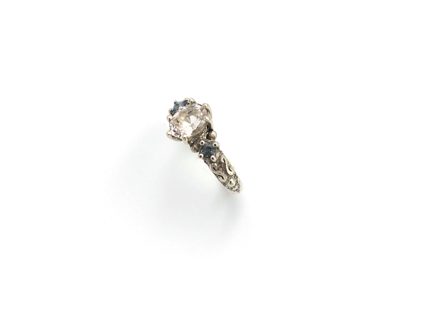 9ct White Gold Empress Ring