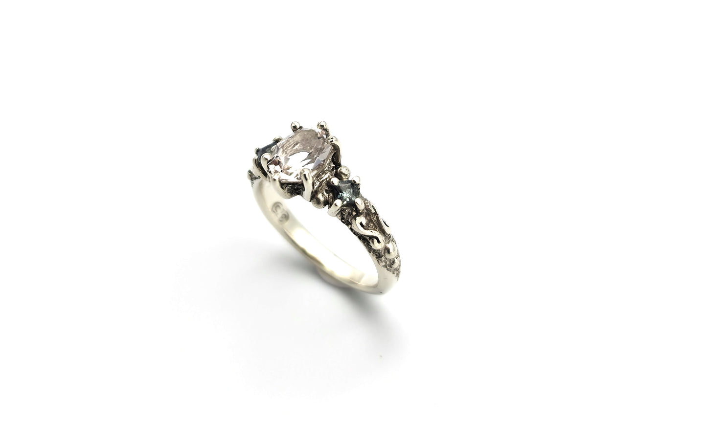 9ct White Gold Empress Ring