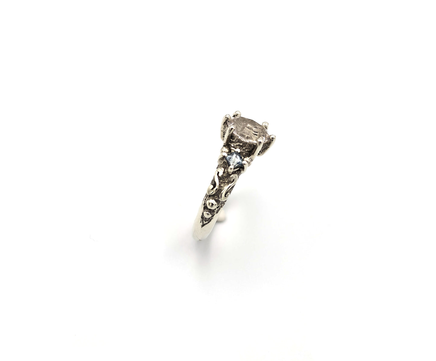 9ct White Gold Empress Ring