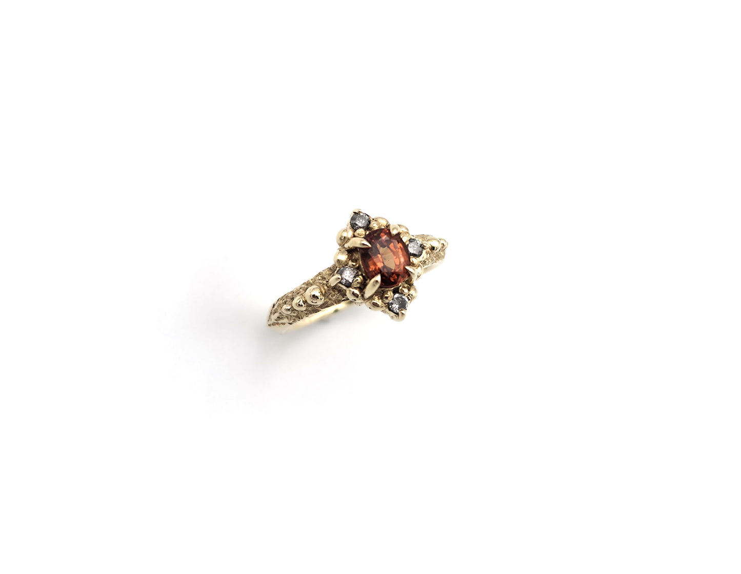 9ct Yellow Gold Tangerine Ring
