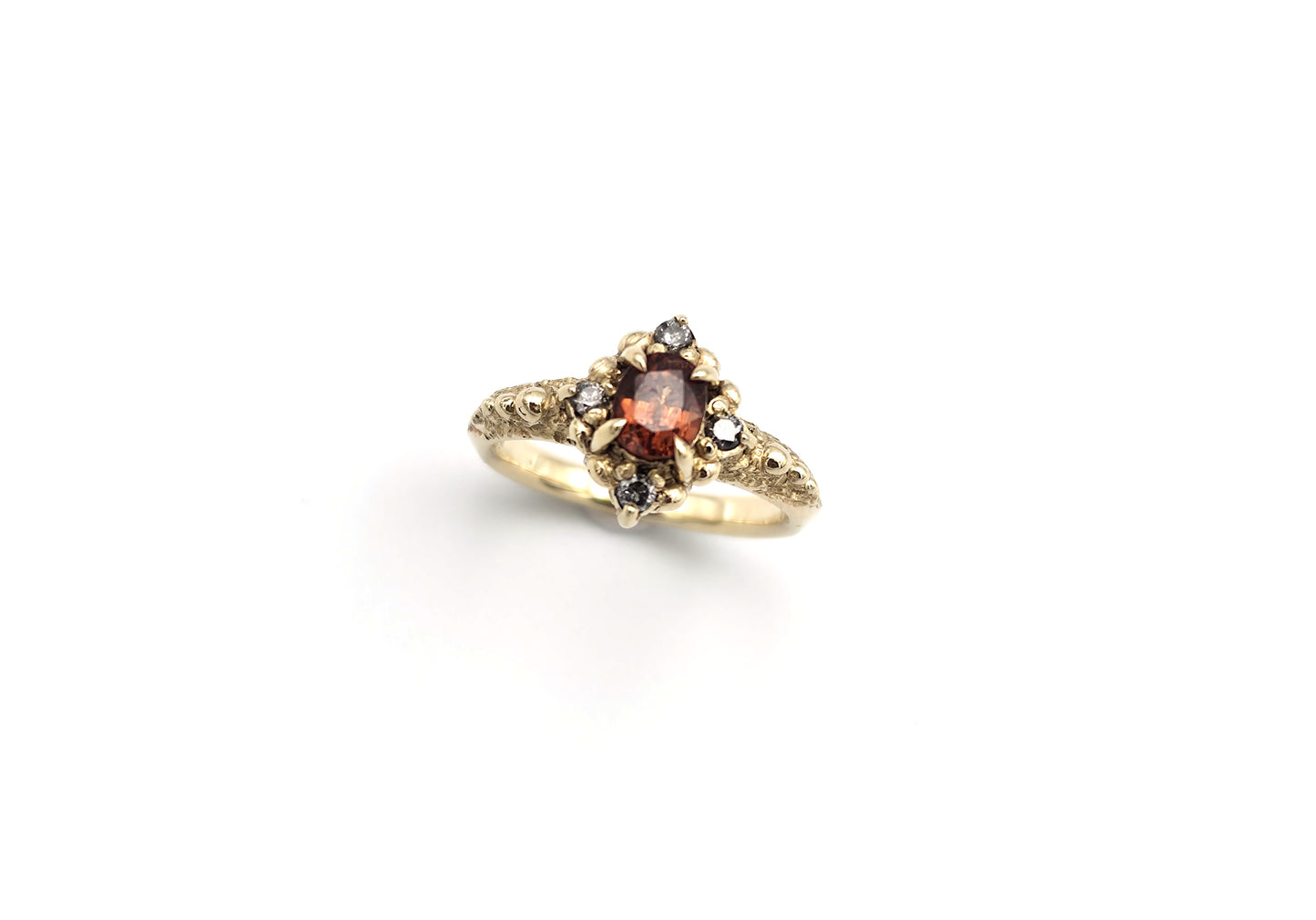 9ct Yellow Gold Tangerine Ring