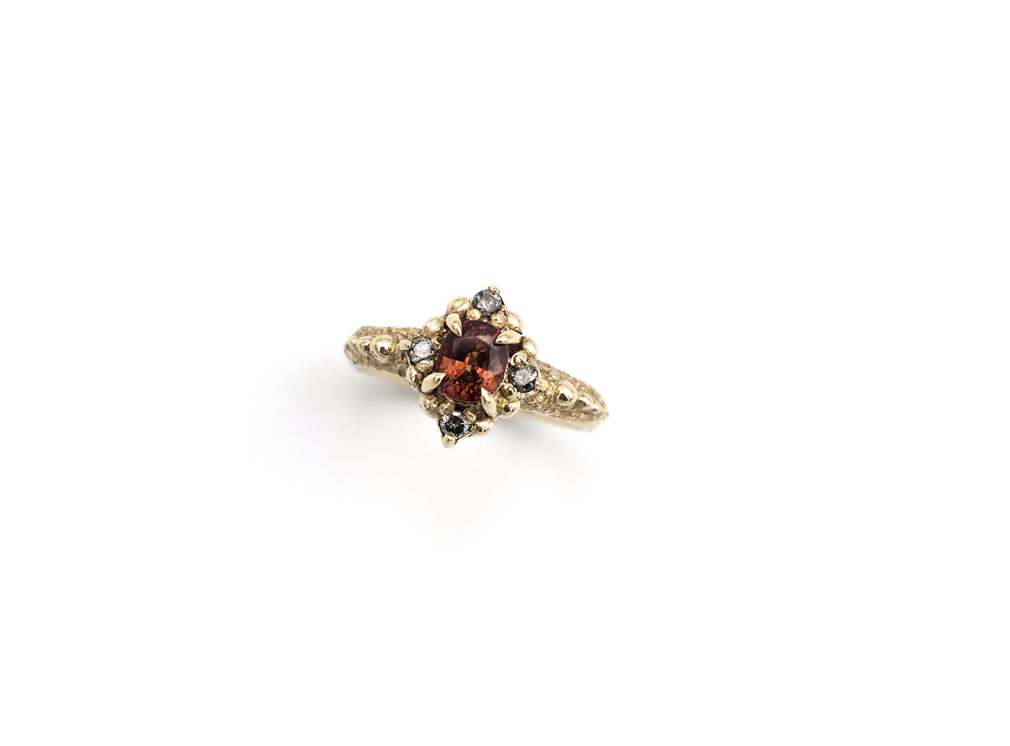 9ct Yellow Gold Tangerine Ring