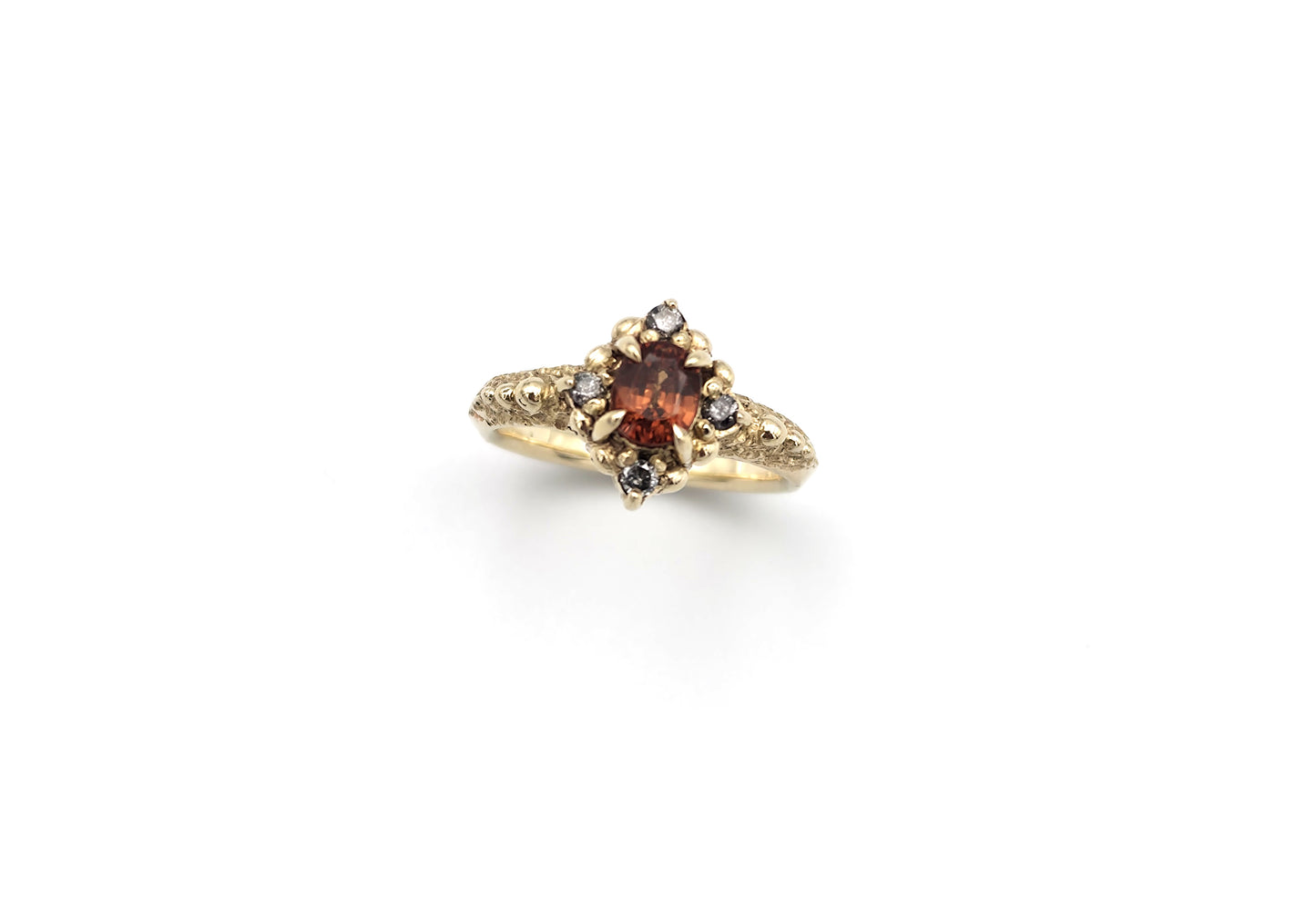 9ct Yellow Gold Tangerine Ring