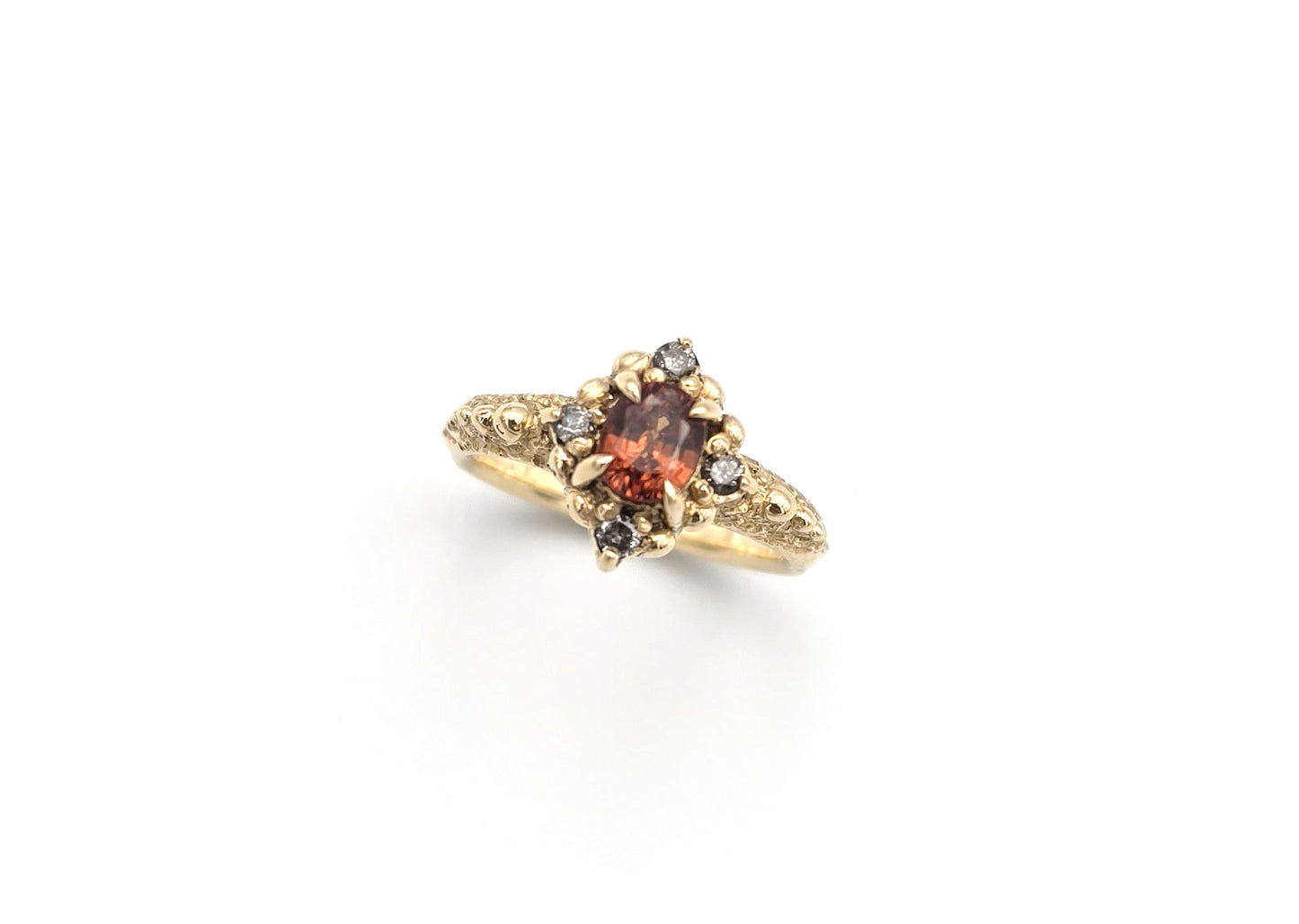9ct Yellow Gold Tangerine Ring