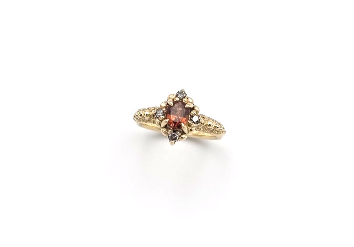 9ct Yellow Gold Tangerine Ring