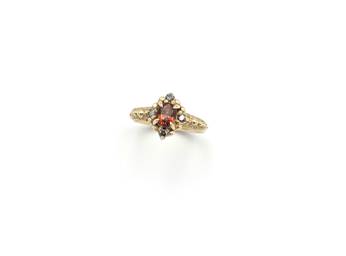 9ct Yellow Gold Tangerine Ring