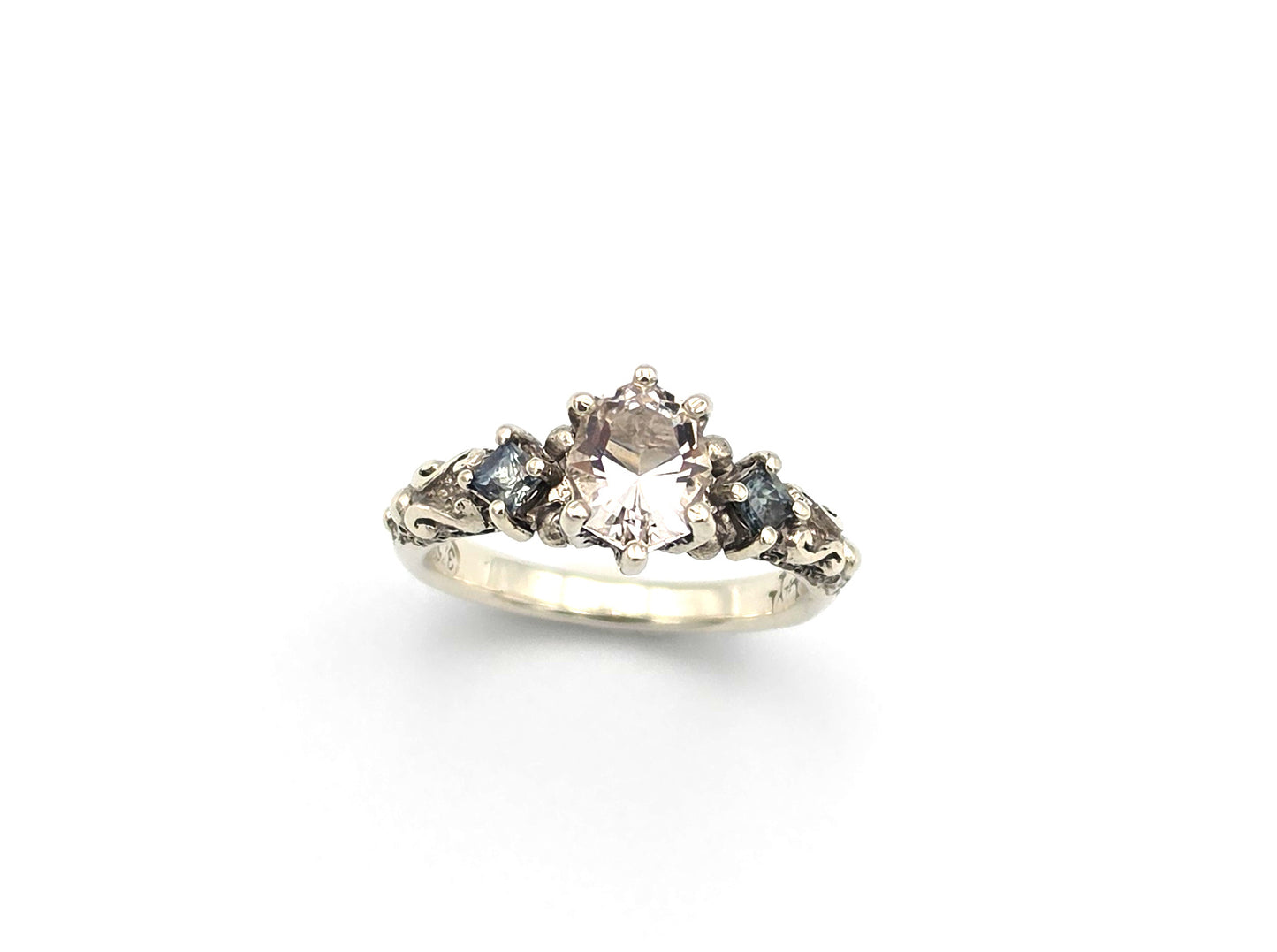 9ct White Gold Empress Ring