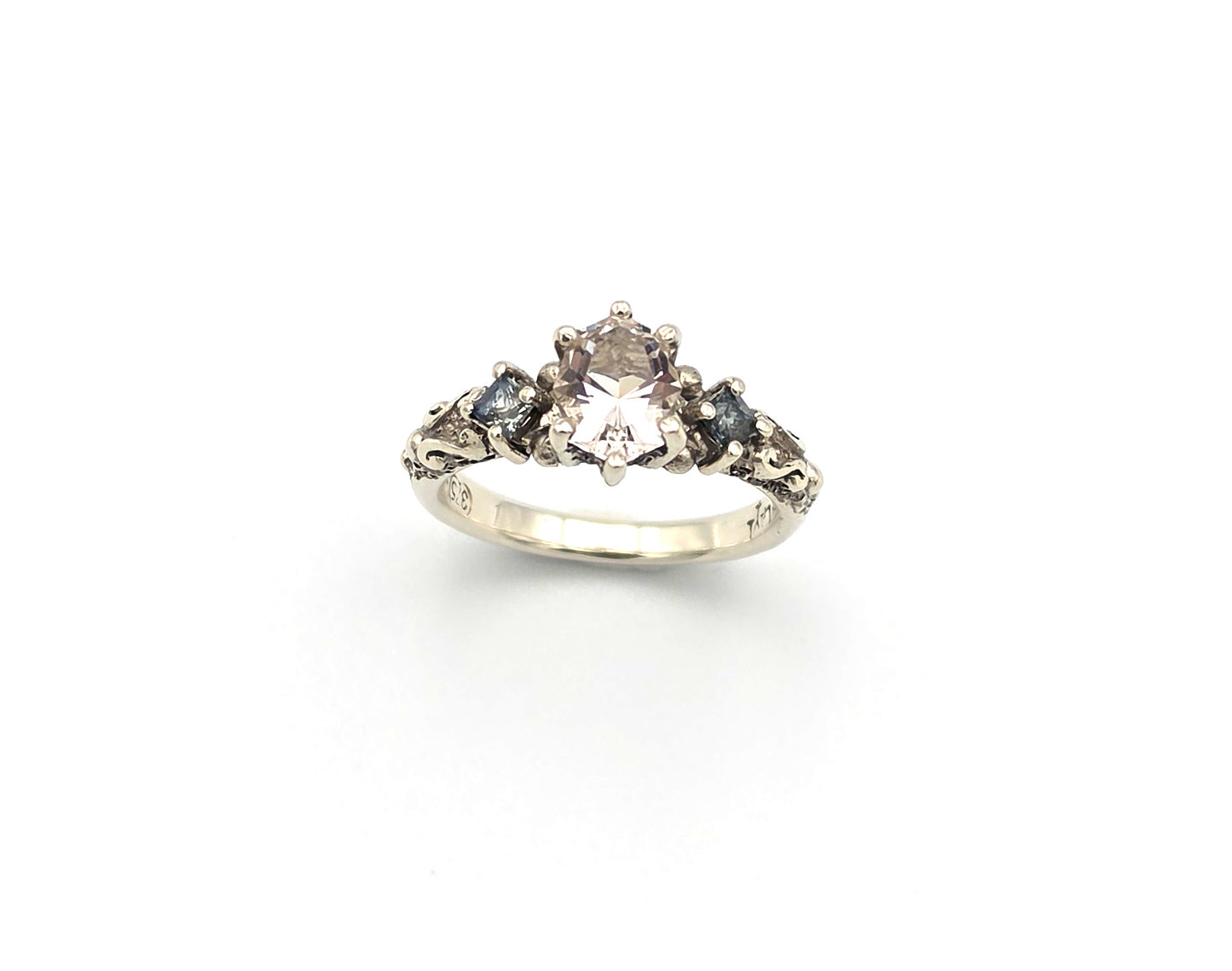 9ct White Gold Empress Ring