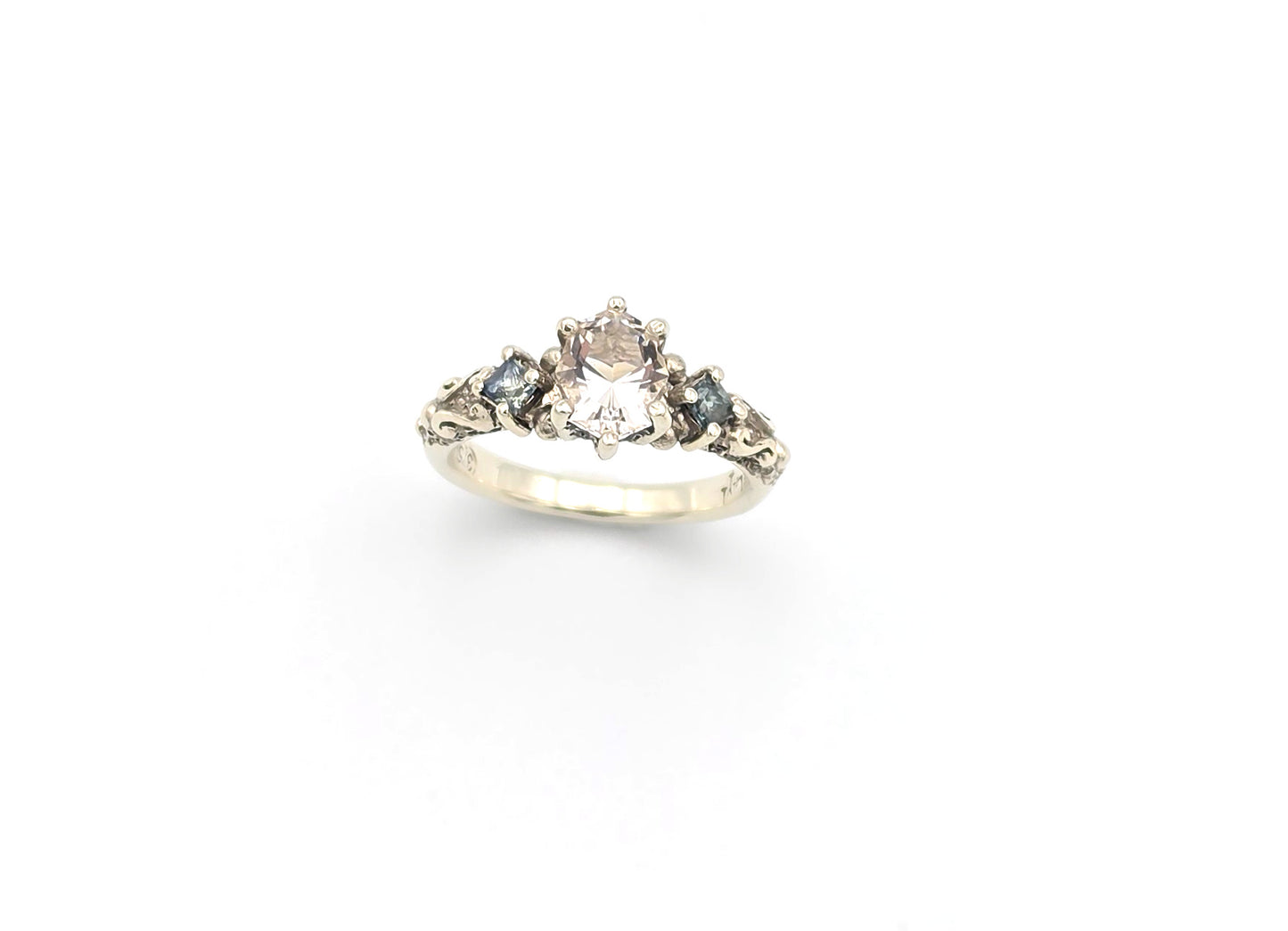 9ct White Gold Empress Ring