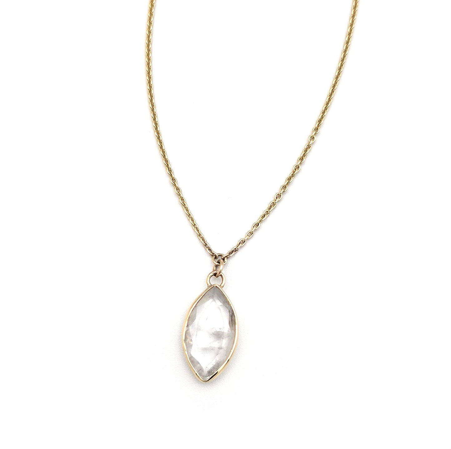 9ct Yellow Gold Lagoon Necklace