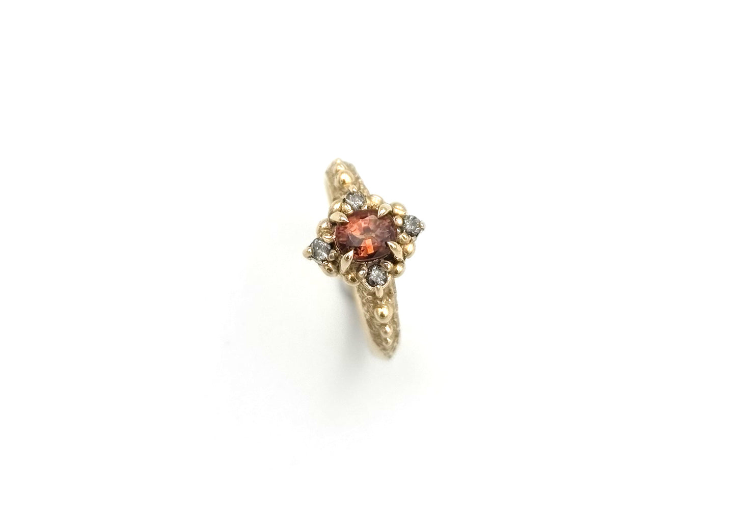 9ct Yellow Gold Tangerine Ring