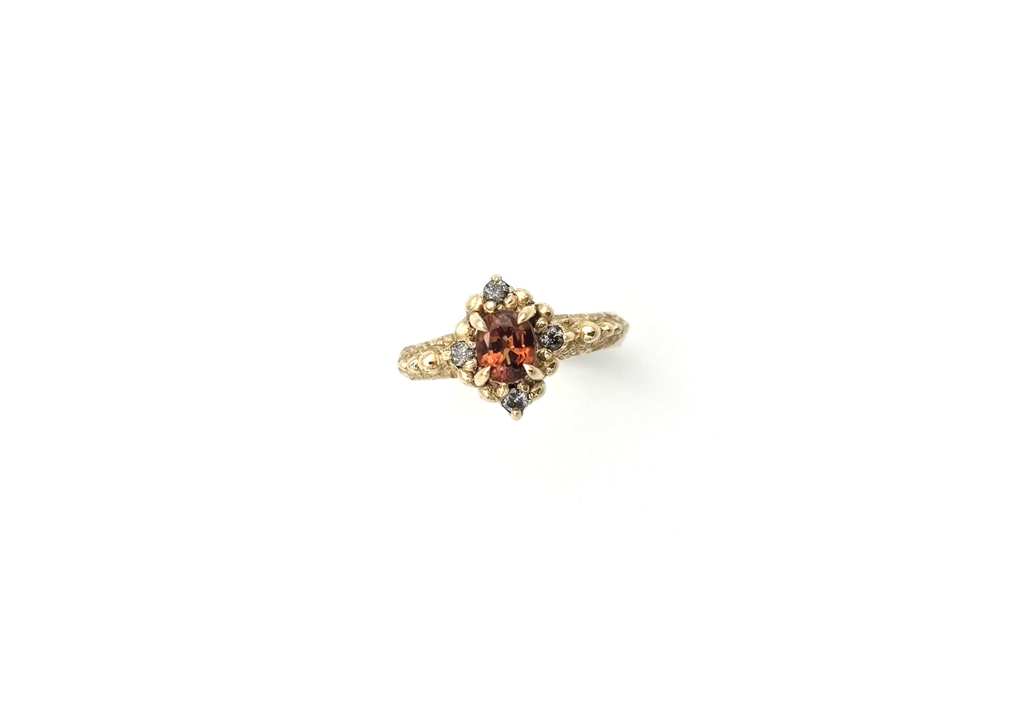 9ct Yellow Gold Tangerine Ring