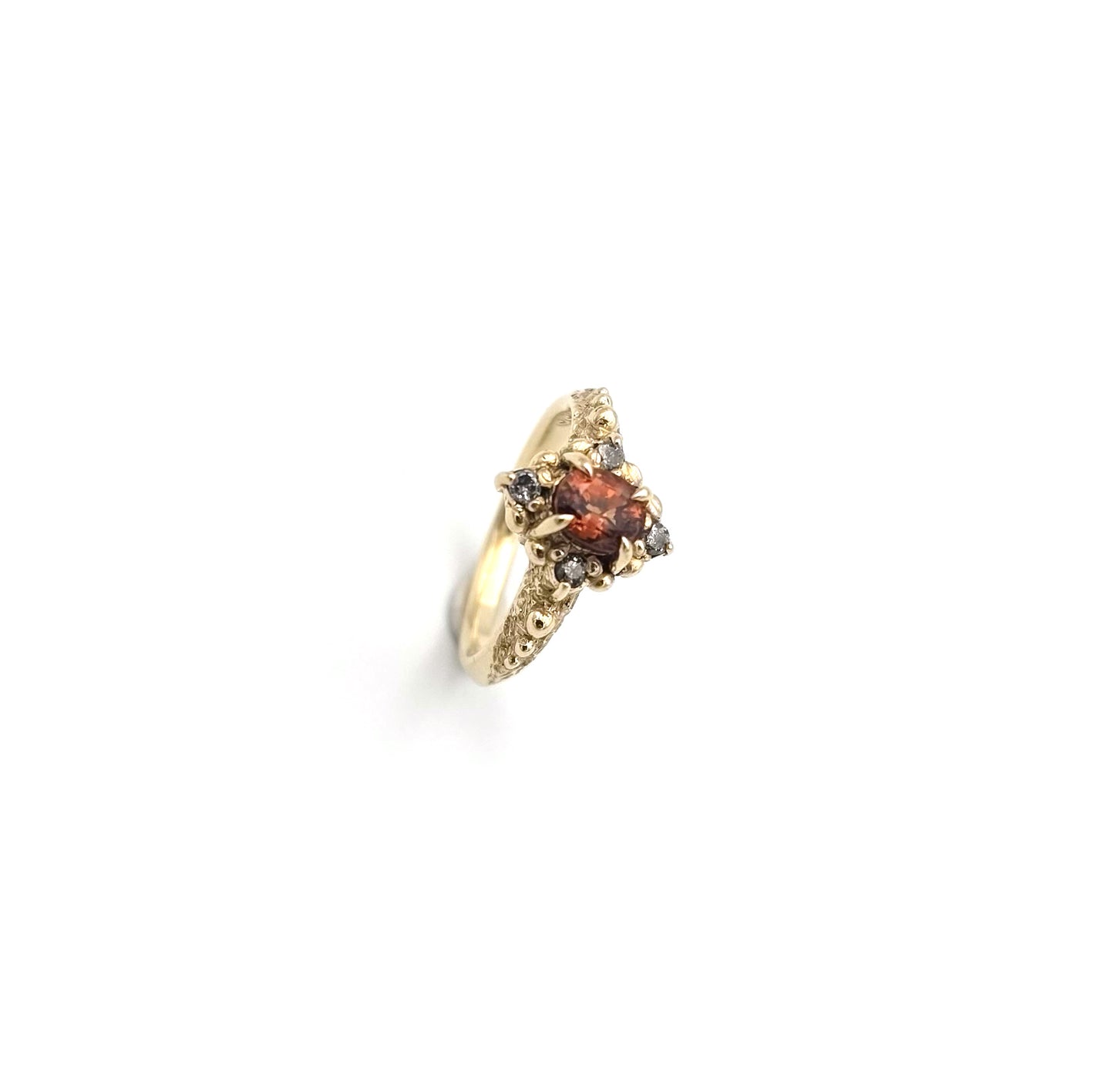9ct Yellow Gold Tangerine Ring