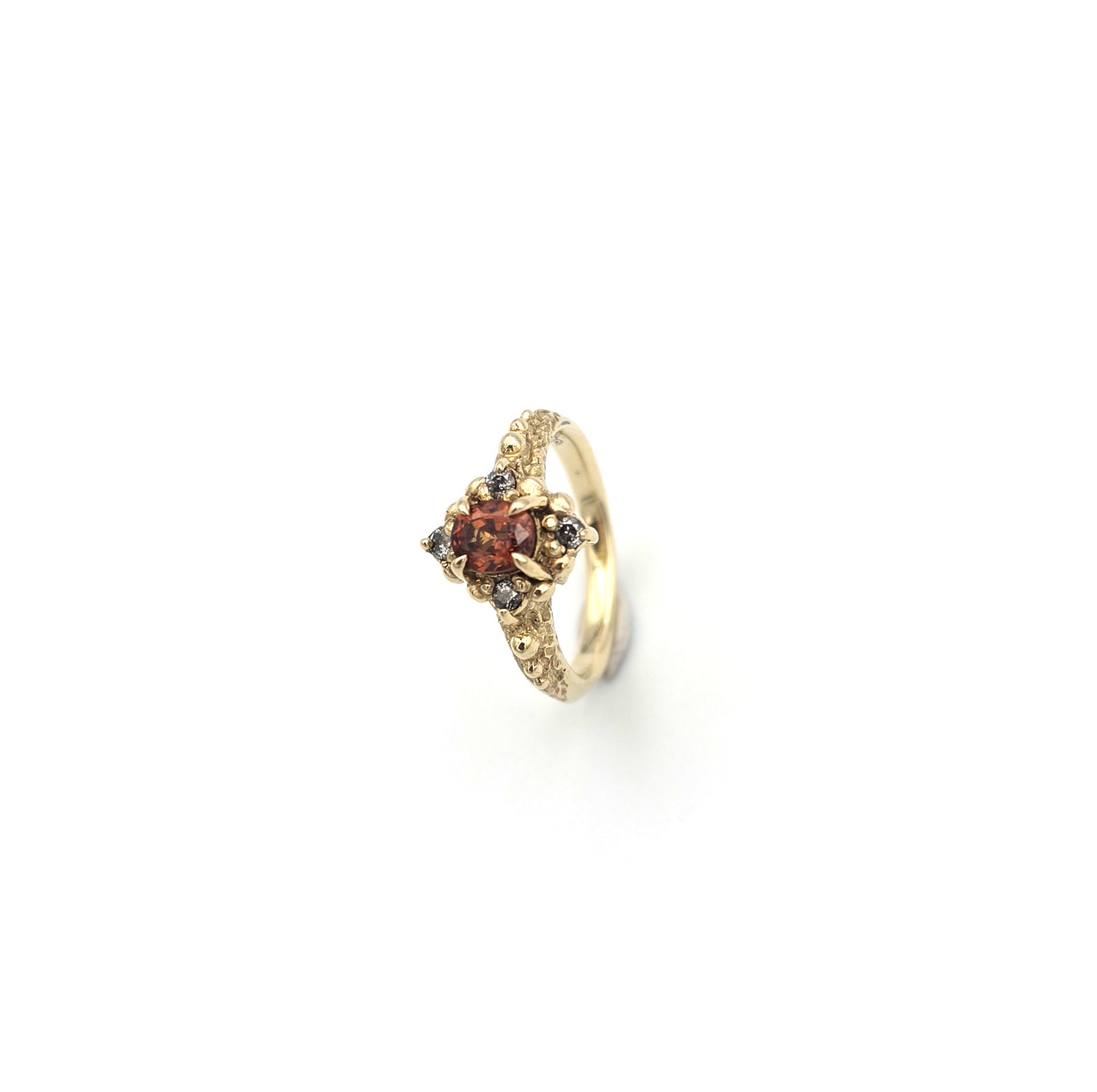 9ct Yellow Gold Tangerine Ring