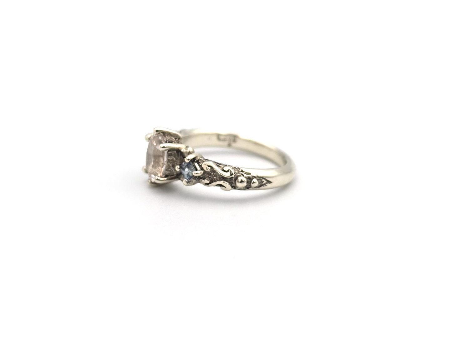 9ct White Gold Empress Ring