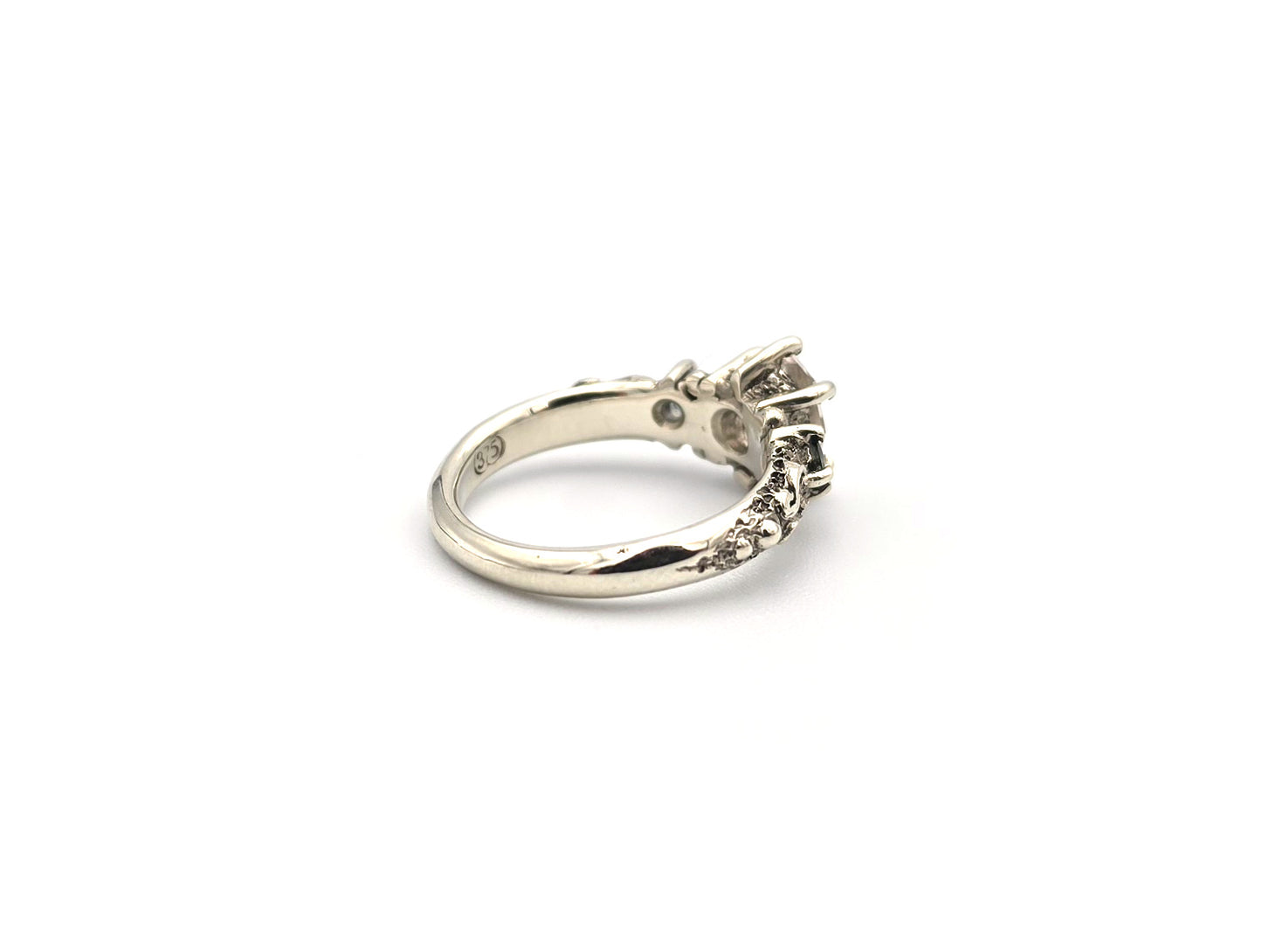 9ct White Gold Empress Ring
