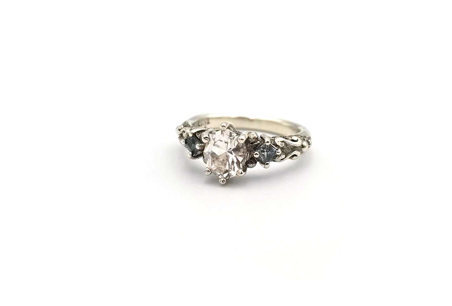 9ct White Gold Empress Ring