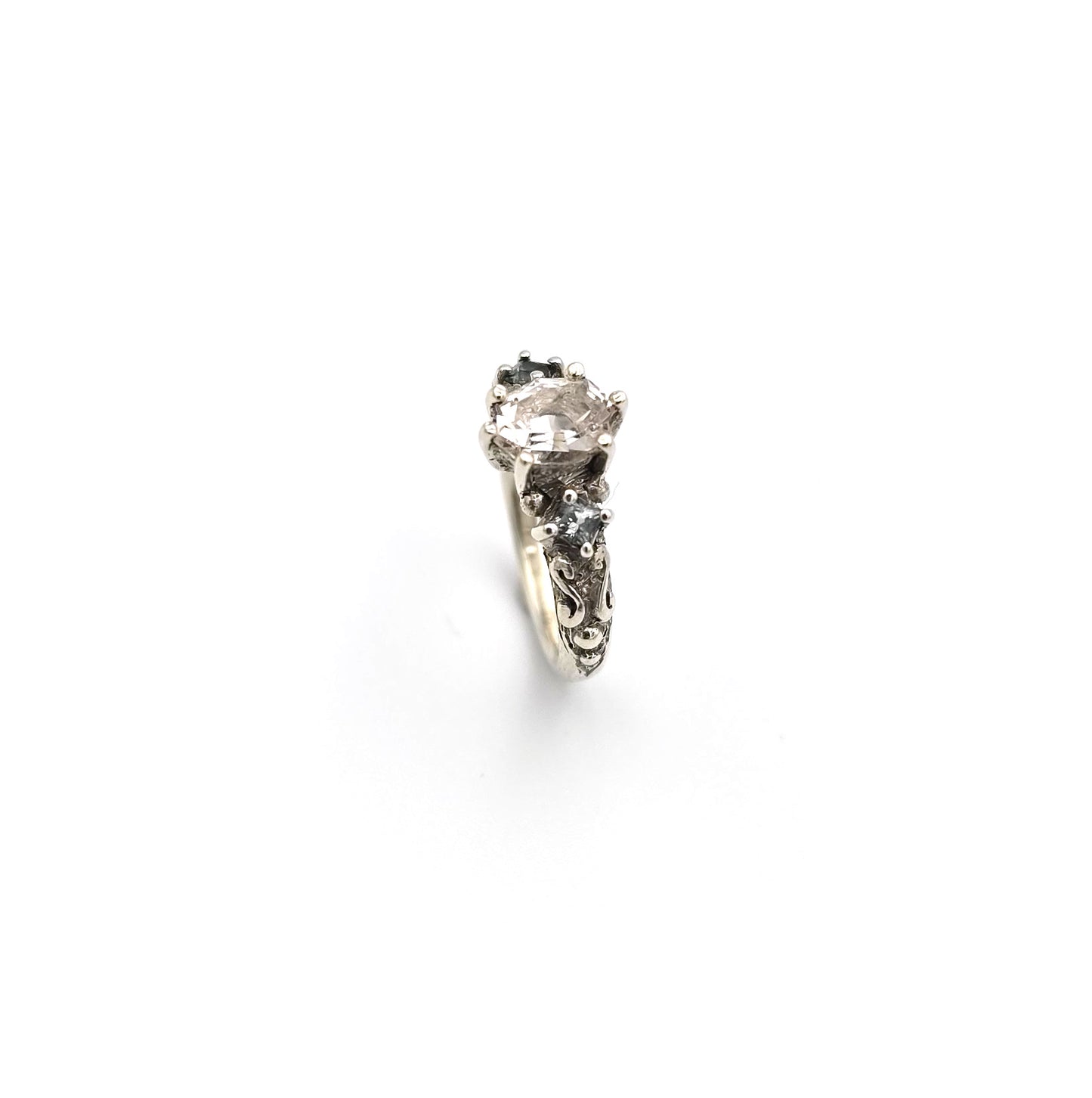 9ct White Gold Empress Ring
