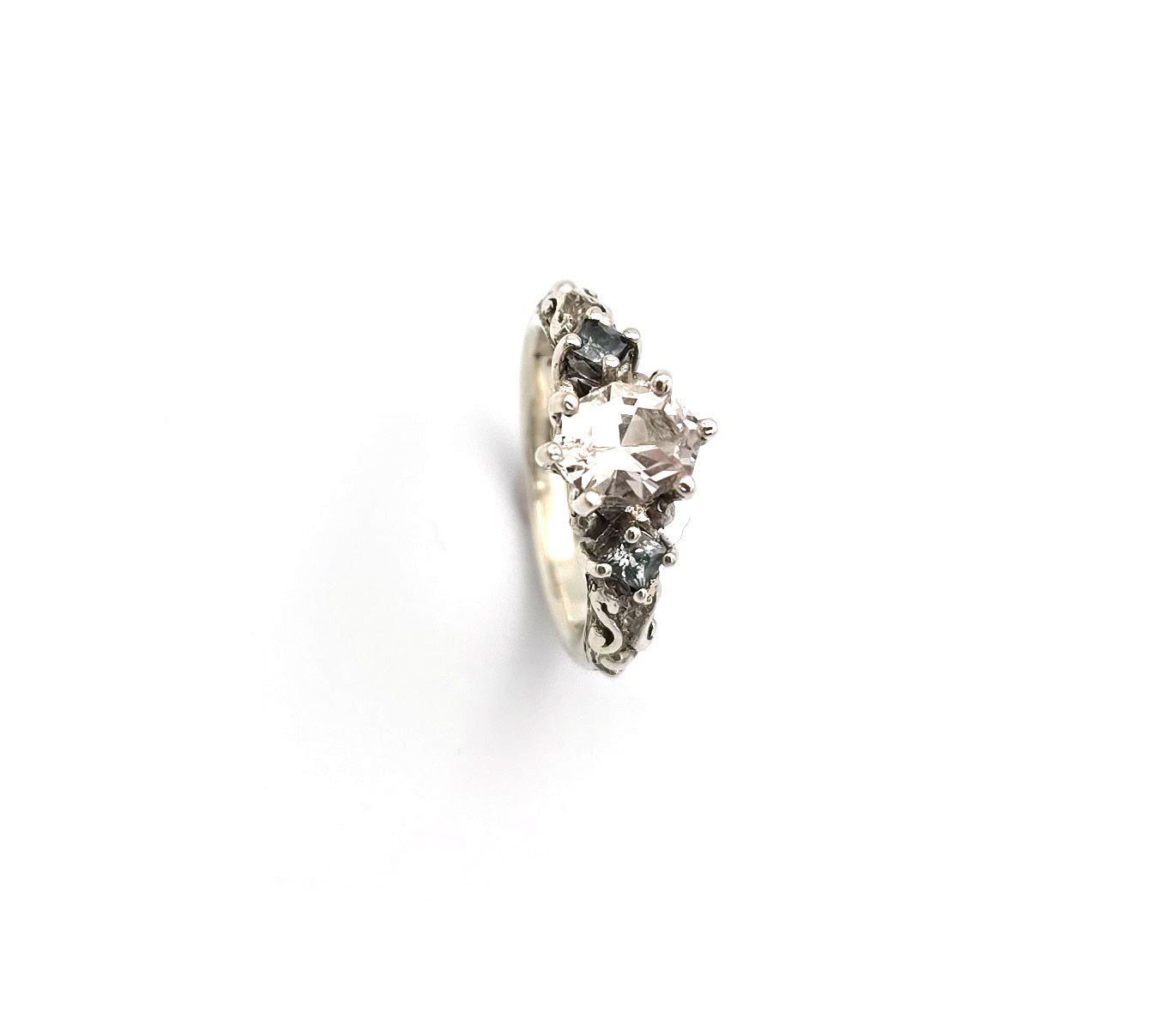 9ct White Gold Empress Ring