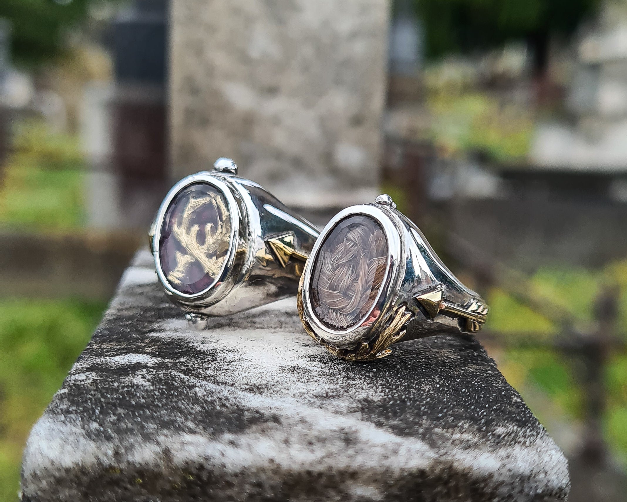 Medieval Mourning Rings Mourning – Grave Metallum Jewellery