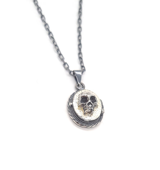 Skull Locket Necklace