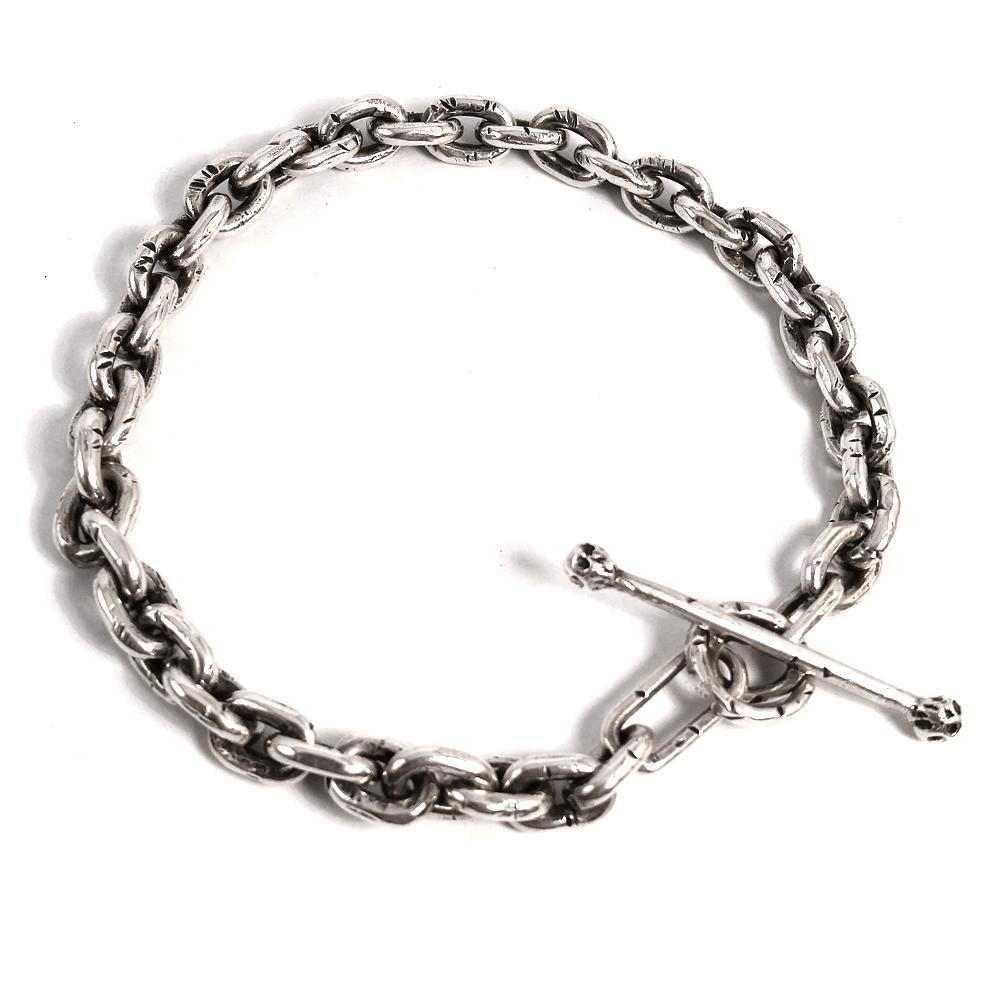 Rustic Anchor Chain Bracelet