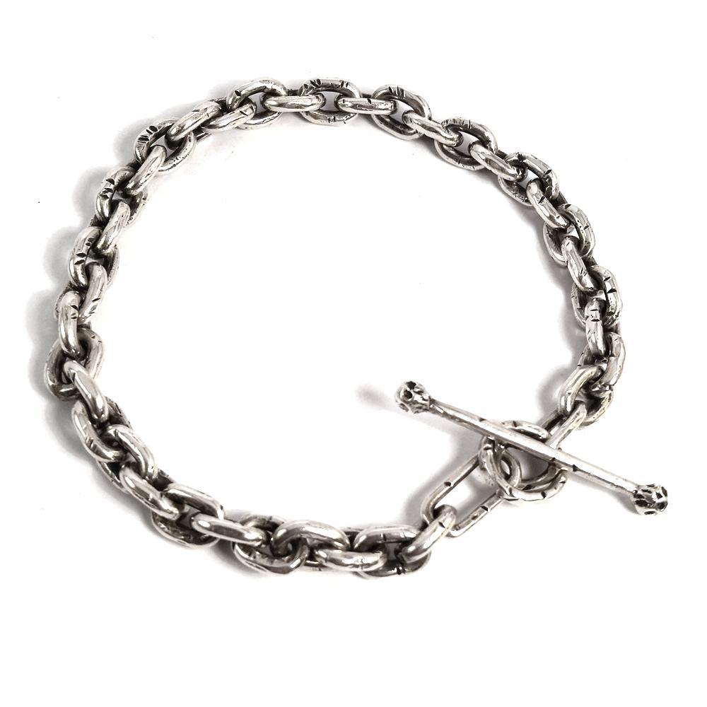 Rustic Anchor Chain Bracelet
