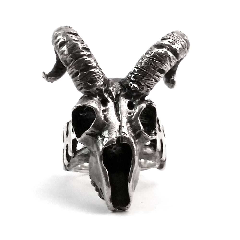 Ram Skull Ring