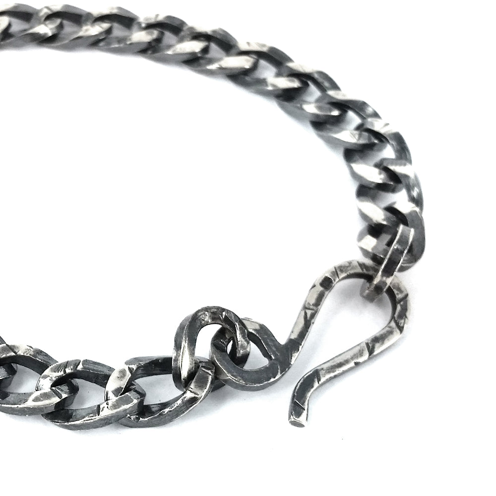 Large Square Curb Chain Bracelet